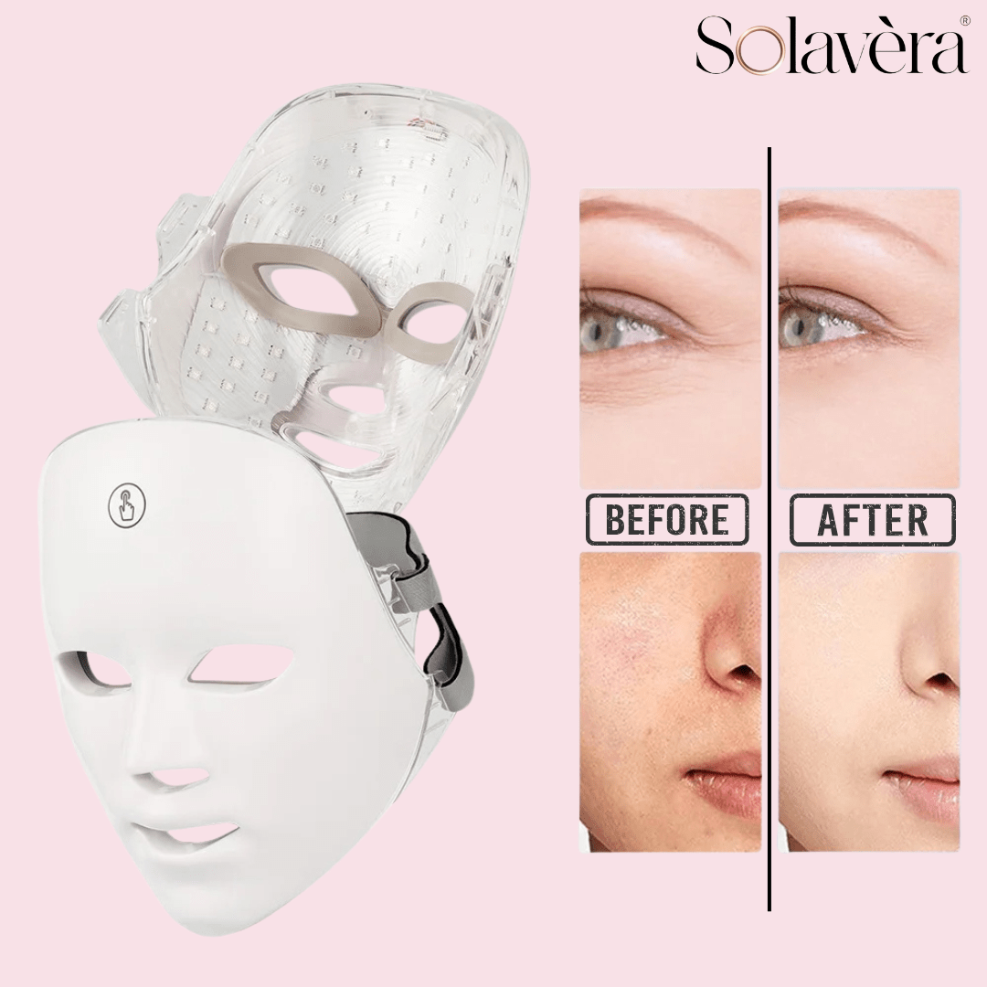 Solavéra GlowPro™ 7 - in - 1 LED Facial Therapy Mask - SolavèraSolavéra