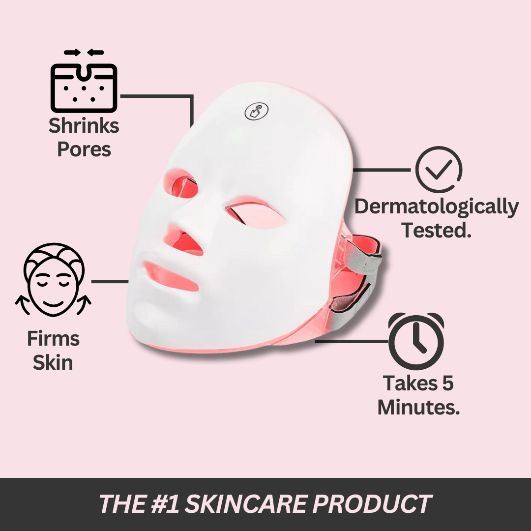 Solavéra GlowPro™ 7 - in - 1 LED Facial Therapy Mask - SolavèraSolavéra