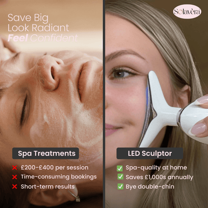 Solavèra RadianceLift™ LED Face & Neck Sculptor - SolavèraAnti - Aging Skincare DeviceSolavéra